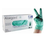 GLOVE, VINYL DISP, GREEN, ALOE VERA INFUSED - CHOOSE SIZE