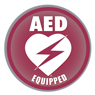 AED Equipped Facility Decal