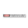 [close out item] SIGN- NO ONE UNDER AGE [2x16 in.]