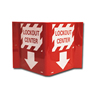 LOCKOUT CENTER VISI-SIGN -RED