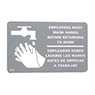 EMPLOYEES MUST WASH HANDS - WH