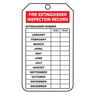 FIRE EXTINGUISHER TAGS-10PK