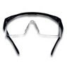 CLEAR LENS STROBE GLASSES [BLACK FRAME]