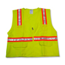 VEST - ZIP FRONT, YELLOW, POCKETS, POLYESTER