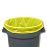 DISPOSABLE BAGS [18x24 in.] -YELLOW