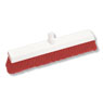 PUSH BROOM [BRISTLE SOFT HEAD] [18 in.] -RED