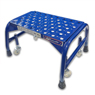 SAFETY STOOL W/CASTERS 1-STEP 